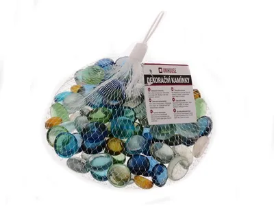 Produktbild von Dekorační skleněné kamínky 400g