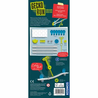 Produktbild von Kosmos Gecko Run Speed Kick, Experimentier-Set, Physik, 8 Jahr(e), Mehrfarbig