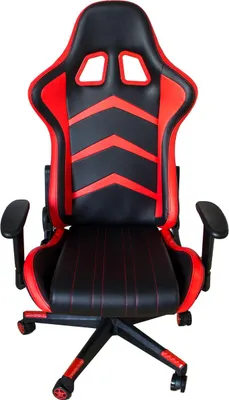 Produktbild von Gaming-Stuhl, schwarz-rot, Nacken- Rückenkissen, Gamerstuhl, Bürostuhl