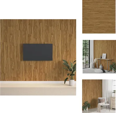 Produktbild von vidaXL Wandpaneele Holzoptik Braun PVC 2,06 m² - Wandverkleidung