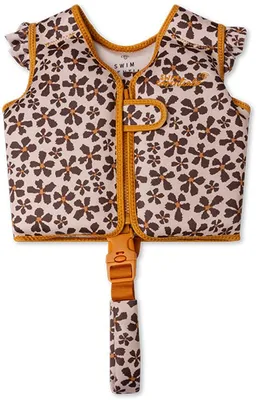 Immagine prodotto di Swim Essentials - Giubbotto di salvataggio a fiori arancione - 2-3 anni