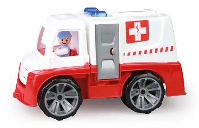 Produktbild von TRUXX Krankenwagen mit Zubehör, Länge 29 cm