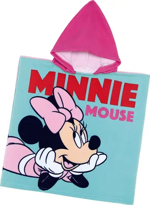 Produktbild von Poncho aus Mikrofaser - Minnie & Daisy- 50x50 cm