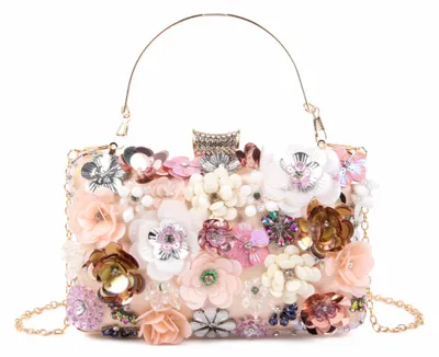 Produktbild von Solidchoice – Elegante Clutch-Tasche mit Blumenmuster