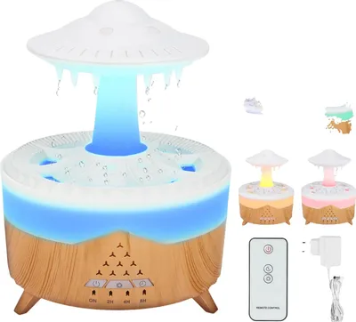 Image de Humidificateur, 3 réglages LED couleur, diffuseur d'arômes, UE