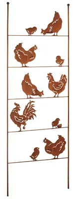 Obrázok produktu pre Kobolo Záhradná tabuľka FLOCK – opora pre popínavé rastliny, kovová – 50 x 2 x 151 cm, dekoratívna tabuľka, tabuľka do záhrady, dekoratívna tabuľka do záhonu, dekorácia do záhrady, kvetinový záhon