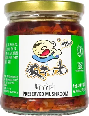 Produktbild von GFJ Preserved Mushroom Shitake mit Gemüse eingelegt 280g