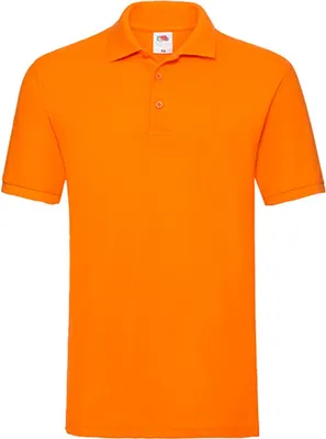 Image de Fruit of the Loom 63-218-0 | Polo Premium Homme - Couleur : Orange - Taille : XL
