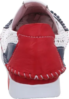 Produktbild von Gemini Damen Slipper Lederschuh lose Einlagen Sommerschuh Mokassins 382512-01, Größe:39 EU, Farbe:Mehrfarbig