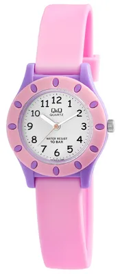 Produktbild von Q&Q Kinderuhr mit Silikonarmband, 10 Bar wasserdicht