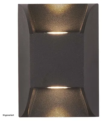 Produktbild von LED-Wandleuchte, Aluminium; für außen geeignet