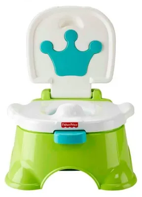 Image de Pot royal estrade 3 en 1 vert bebe - fisher price - hpy93 - toilette, proprete