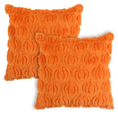 Obrázok produktu pre 2 kusy obliečok na vankúše s motívom tekvice na jesennú dekoráciu - 45 x 45 cm