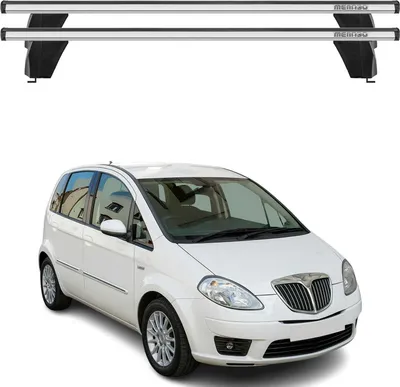 Produktbild von Menabo Dachträger Grundtäger für Lancia Musa 2004-2006 75kg Alu Silber 2 tlg