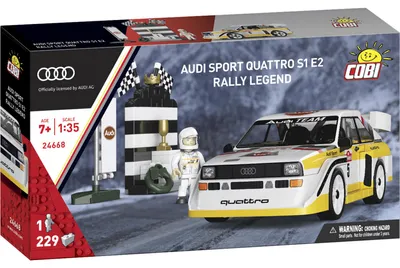 Immagine prodotto di COBI Klemmbaustein-Set Audi Sport Quattro S1 No 5, 229 Teile, Kunststoff, 24668