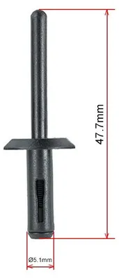 Produktbild von SW-Stahl S8016-12 Kunsstoffniete, für Ford