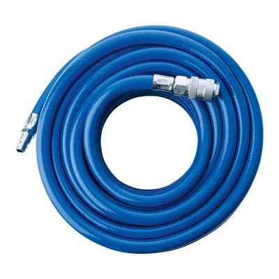 Produktbild von Scheppach Gewebe Druckluftschlauch für Kompressor 15 m | Schnellkupplung | Arbeitsdruck max. 10 bar / 290 psi