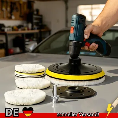 Produktbild von Schleifscheiben 4 Zoll Klett Polierpads 5 Stück