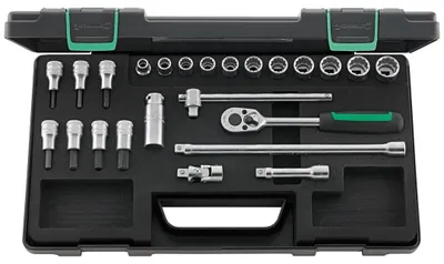 Zdjęcie produktu dla STAHLWILLE 96021223, Zestaw nasadek, 24 głowic(e), 417 mm, 230 mm, 2,43 kg
