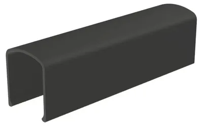 Image de Profil de recouvrement 6000mm RAL9005 - FERCO - 9-33444-60-0-6