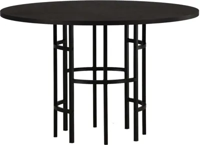 Obrázek produktu pro Jídelní stůl FURNLUX Copenhagen Black 115cm / Hauptfarbe: Schwarz / Abmessungen: 115 x 115 x 74 cm