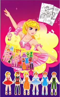 Produktbild von Melinera Sticker Set Ankleideprinzessin 53