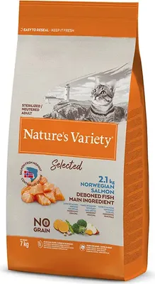 Productafbeelding van Nature's V Selec Kattervoer Voor Volwassen Katen, Sterilised, 7Kg (Ndr)