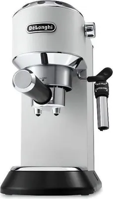 Obrázek produktu pro Espresso stroj, DELONGHI EC 685.W Dedica Style, 15 barů, 1 l, systém pro přípravu cappuccina, bílý