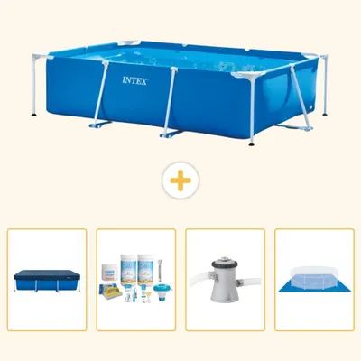 Produktbild von Rechteckiger Frame Pool - 260x160x65 cm - 5-teilig SCB1