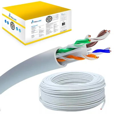 Immagine prodotto di Extralink CAT6 UTP (U/UTP) V2 Cavo di Rete Interno 305m