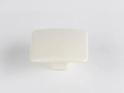 Image de Bouton de meuble Carré beige zamak H.20 x l.37 x P.37 mm