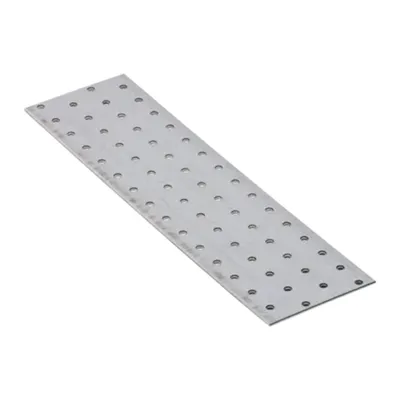 Produktbild von Lochplatte 300 x 80 x 2,00 mm Flachverbinder Holzverbinder verzinkt