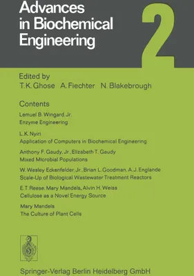 Produktbild von Advances in Biochemical Engineering 2