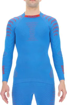 Produktbild von UYN Langarm Fahrrad-Shirt - RESILYON - Rot/Blau 2XL