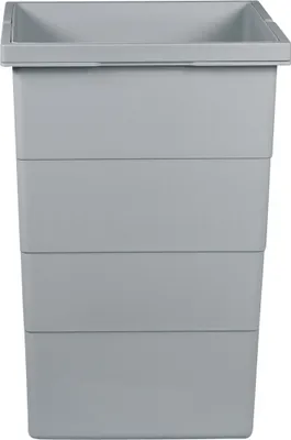 Produktbild von Hailo Inneneimer 1076099 hellgrau 15 Liter 226 x 233 x 350 mm 2 Henkel