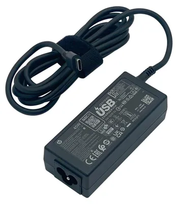 Produktbild von HP L43407-001, Laptop, Drinnen, 45 W, AC-an-DC, Schwarz, 1,8 m