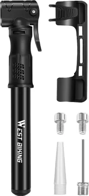 Produktbild von Mini 100 PSI Fuss Fahrrad Reifenpumpe Tragbare Mountainbike Inflator Basketball Inflator Handpumpe Radfahren Zubehoer