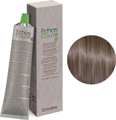 Produktbild von ECHOSLINE | Haarfarbe 7.7 Cold - 100 ml - Intensiv, Glanz, Grauabdeckung - Professionelle Farbpflege