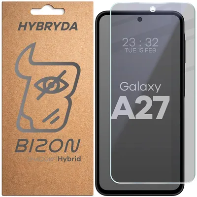Produktbild von Hybridglas mit Privatschutzfilter für Galaxy A27 5G, Bizon Hybrid Shadow, Matt