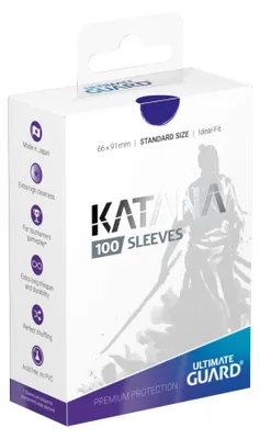 Immagine prodotto di Ultimate Guard Katana Sleeves Formato Standard (100) - Blu