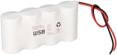 Obrázek produktu pro Baterie 4,8V 4500mAh 4,5Ah Ni-Cd F1x4 Nouzové světlo Nouzové světlo Nouzové světlo Nouzové světlo