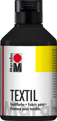 Produktbild von Marabu Textilfarbe schwarz 250ml
