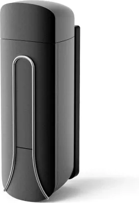 Image de Distributeur de savon mural 350 ml, noir, en plastique