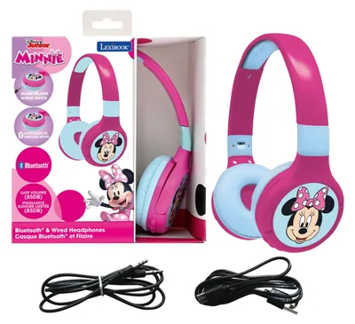 Produktbild von Lexibook, Minnie, Bluetooth-Kopfhörer, HPBT010MNLXB
