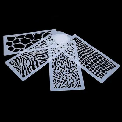 Image de Lot de moules à gâteaux en plastique, permettant de réaliser 4 formes différentes, idéal pour la pâtisserie et la décoration de gâteaux, pour les anniversaires, les mariages et les biscuits