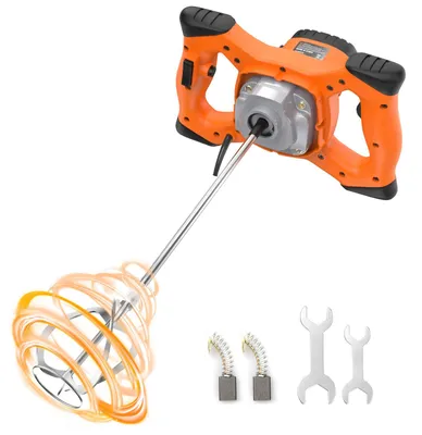 2100 W Elektro-Mortelmixer, 6 Gänge, 930 U/min, M14, Betonrührer