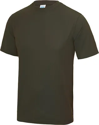 Produktbild von Just Cool JC001 | Cool T-Shirt +WRAP  +UV-Sonnenschutz 30 - Farbe: Olive Green - Größe: XXL