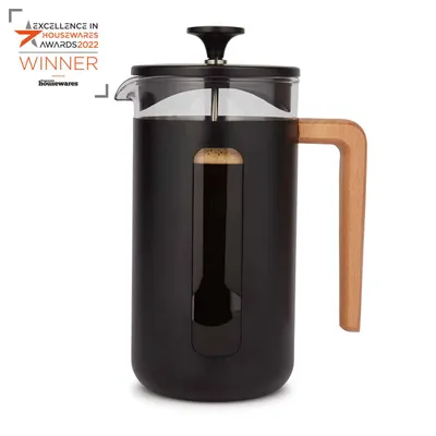 Zdjęcie produktu dla La Cafetière Cafetiere Pisa RVS / Schwarz - 1 Litr / 7 Tassen
