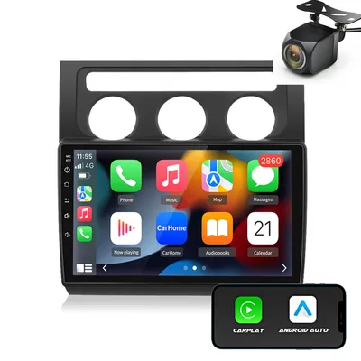 Image de 2+64G Carplay android13 10 "Autorádio pro VW Touran Android13 1T1 1T2 1T3 2003-2010 GPS WIFI BT DAB+ android auto SWC RDS FM