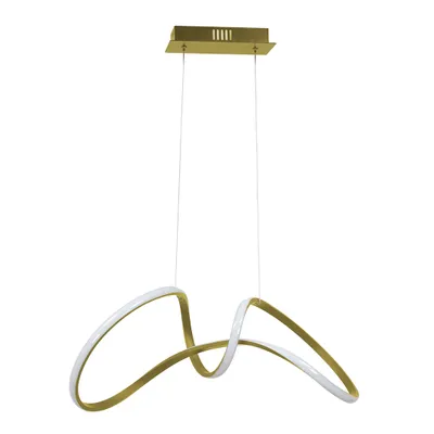 Productafbeelding van Hanglamp, kroonluchter, goud, Milagro TESORO, 48W LED